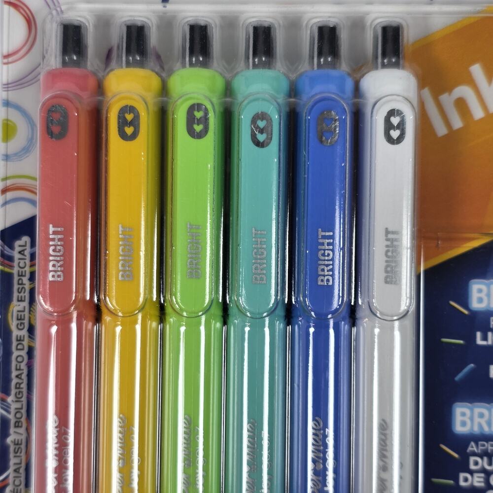 Paper Mate InkJoy Gel Pens 0.7mm Medium Point Bright Colors 6 Pack New - Picture 2 of 12